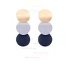 Ladies' Alloy Blue Pierced Earrings #Milly03080175