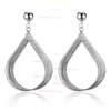 Ladies' Alloy Silver Pierced Earrings #Milly03080179