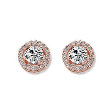 Ladies' Crystal White Pierced Earrings #Milly03080183