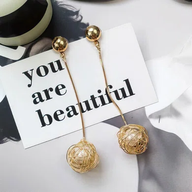 Ladies' Metal As Picture Pierced Earrings #Milly03080187