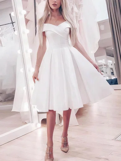 Off Shoulder Satin Midi Dress #Milly00023488