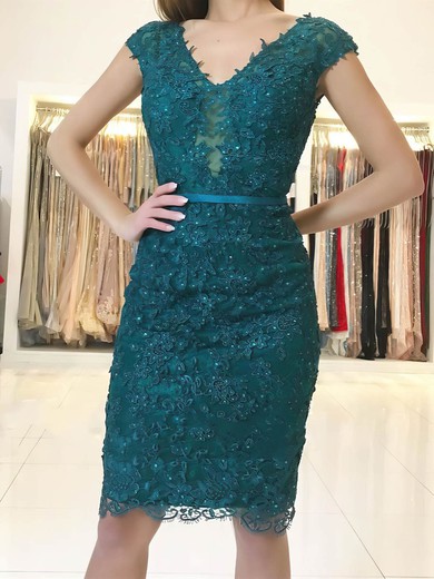 Peacock Sparkle Appliques Bodycon Mini Dress #Milly020107008
