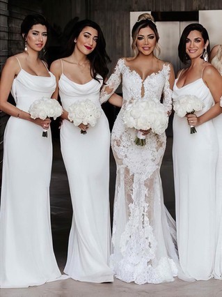 White Bridesmaid Dresses Ivory Bridesmaid Gowns Sale Online