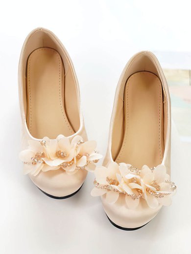 Kids' Pumps Cloth Flower Low Heel Girl Shoes #Milly03031488