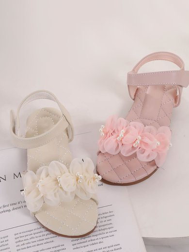 Kids' Flats PVC Flower Flat Heel Girl Shoes #Milly03031510