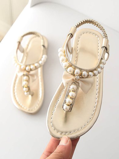 Kids' Sandals Cloth Bowknot Flat Heel Girl Shoes #Milly03031511