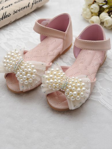 Kids' Sandals PVC Bowknot Flat Heel Girl Shoes #Milly03031517