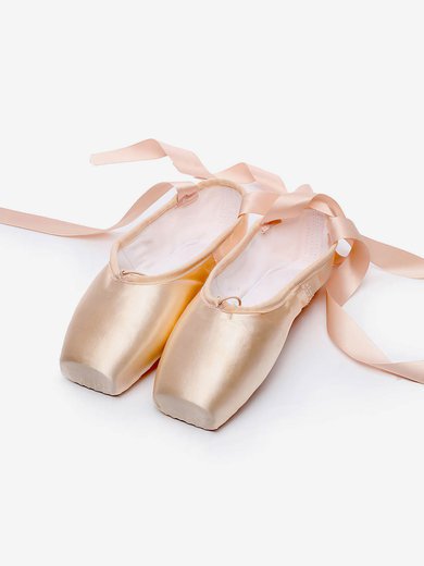 Kids' Closed Toe Satin Lace-up Flat Heel Dance Shoes #Milly03031092