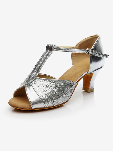 Women's Sandals Sparkling Glitter Buckle Stiletto Heel Dance Shoes #Milly03031102