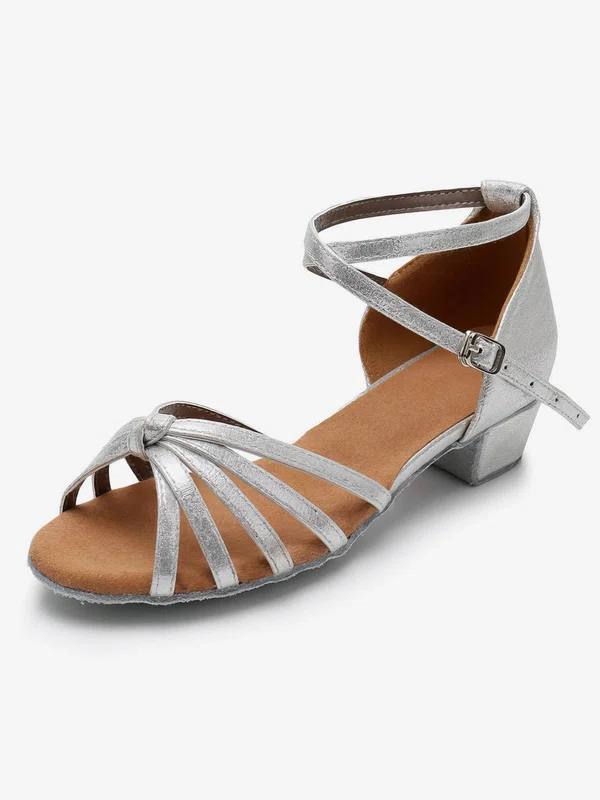 Women's Sandals PVC Buckle Flat Heel Dance Shoes #Milly03031108