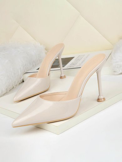 Women's Pumps PVC Stiletto Heel Wedding Shoes #Milly03031357