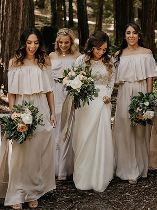 Light Gray Bridesmaid Dresses