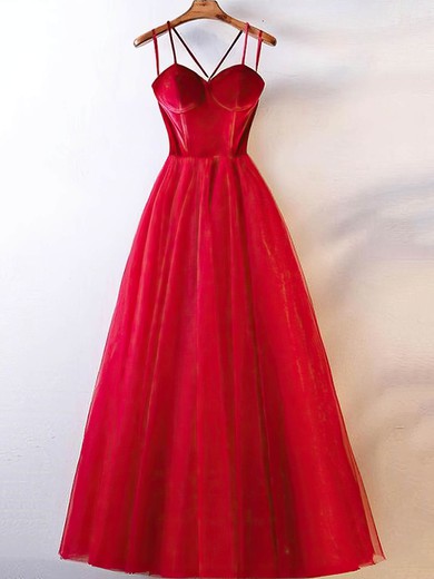 Ball Gown Sweetheart Tulle Sweep Train Prom Dresses #Milly020107436