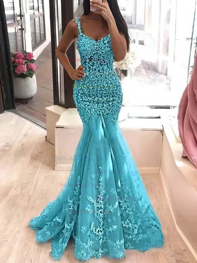 Trumpet Mermaid Organza Strapless Black Blue Prom Dress With Bow Trumpet Mermaid Organza Strapless Black Blue Prom Dress With Bow