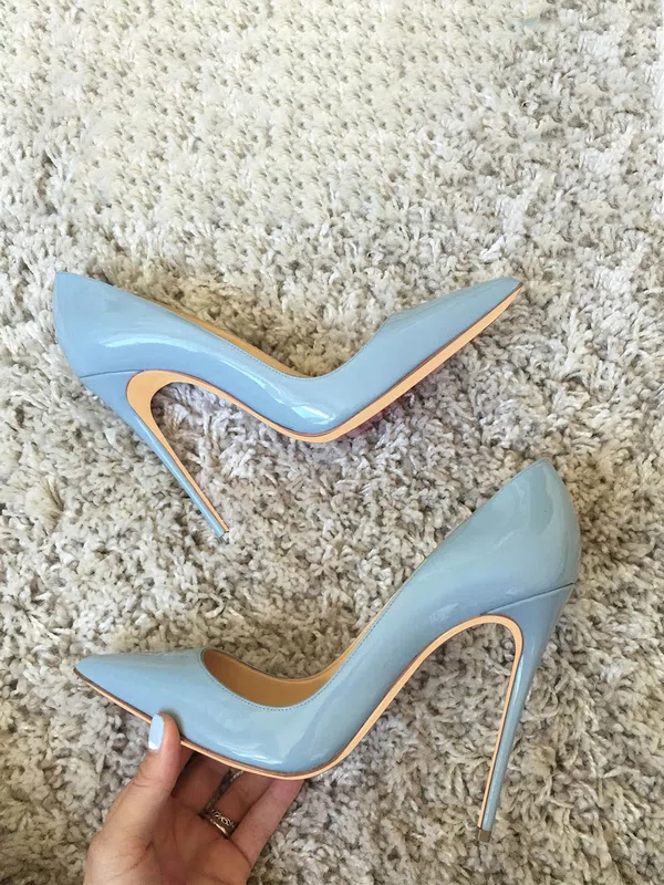 Women's Pumps Stiletto Heel PVC Wedding Shoes #Milly03031026