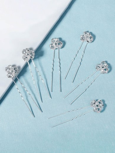 Hairpins Alloy Silver Headpieces #Milly03020275