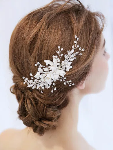 Combs & Barrettes Alloy Silver Headpieces #Milly03020277