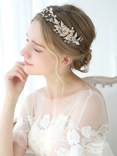 Headbands Alloy Gold Headpieces #Milly03020280