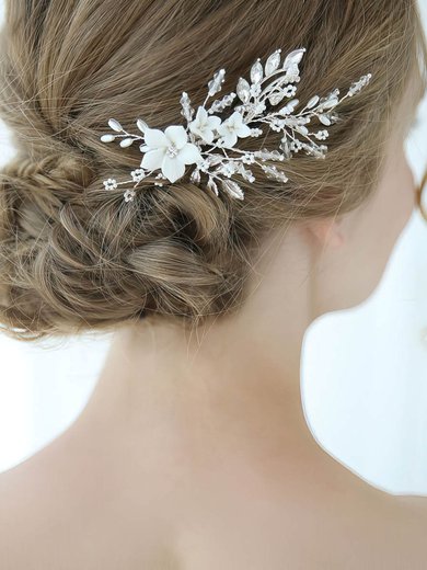 Hairpins Rhinestone Silver Headpieces #Milly03020283