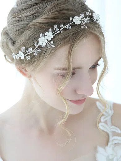 Headbands Alloy Silver Headpieces #Milly03020284