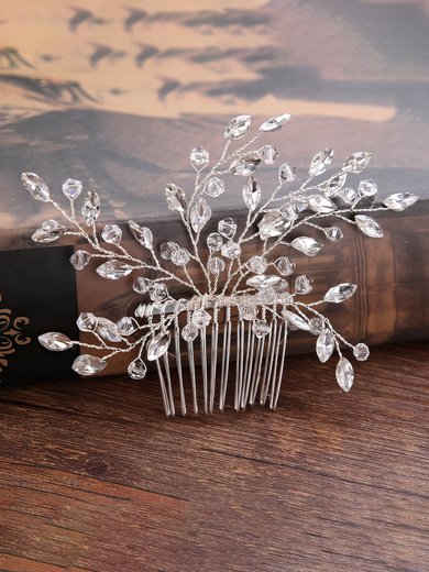 Combs & Barrettes Alloy Silver Headpieces #Milly03020295