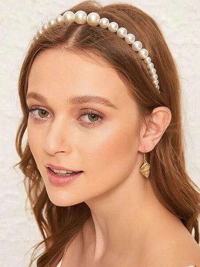Headbands Pearl White Headpieces #Milly03020314