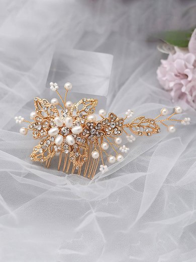 Combs & Barrettes Alloy Silver Headpieces #Milly03020338