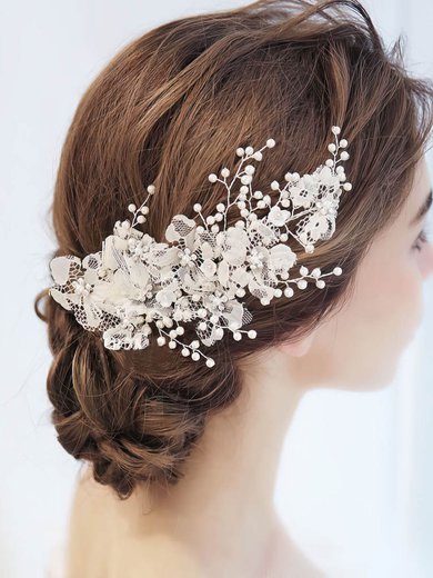 Combs & Barrettes Alloy Silver Headpieces #Milly03020342