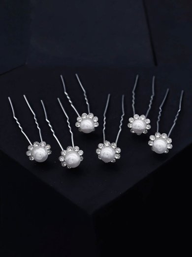 Hairpins Alloy Silver Headpieces #Milly03020354