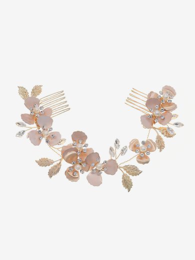 Combs & Barrettes Alloy Gold Headpieces #Milly03020372
