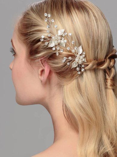 Hairpins Alloy Silver Headpieces #Milly03020395
