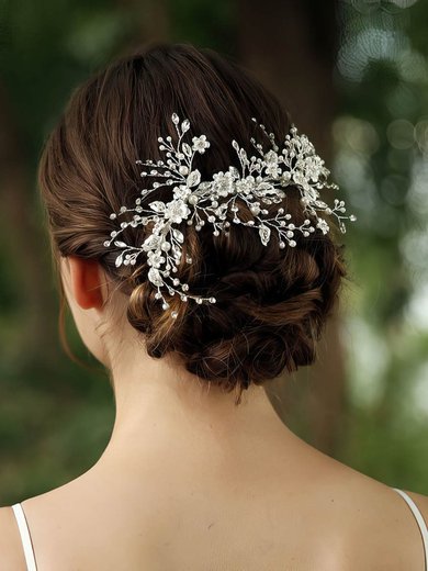 Hairpins Alloy Silver Headpieces #Milly03020419