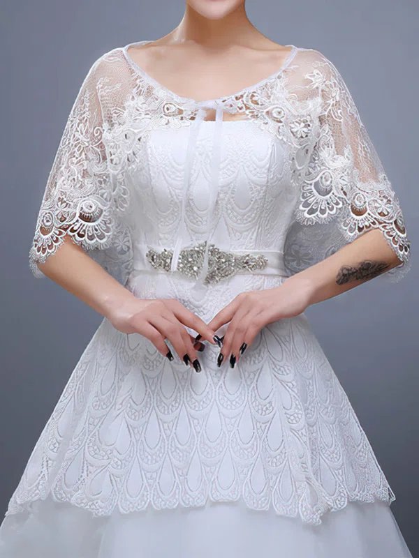 Shawl Lace Half-Sleeve Beading #Milly03040105