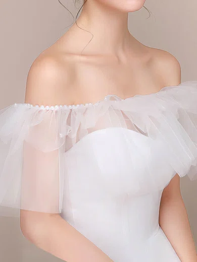 Shawl Tulle Short Sleeve Beading #Milly03040114