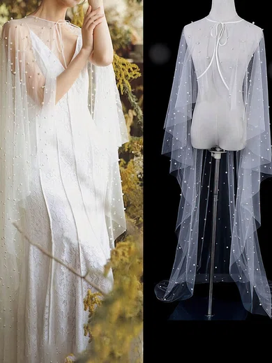 Wrap Tulle Sleeveless Beading #Milly03040119