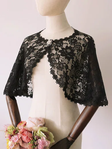 Shawl Lace Sleeveless Beading #Milly03040136