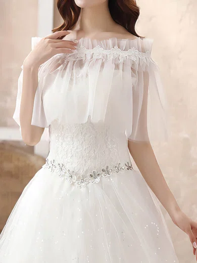 Wrap Tulle Sleeveless Lace #Milly03040141