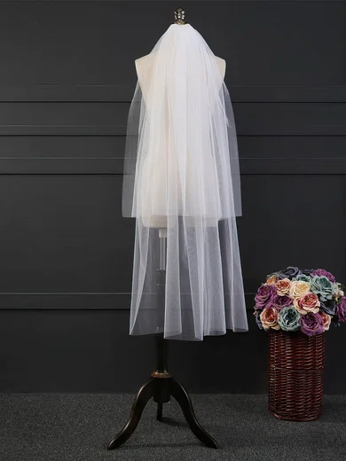 Waltz Bridal Veils Two-tier Cut Edge Drop Veil #Milly03010177