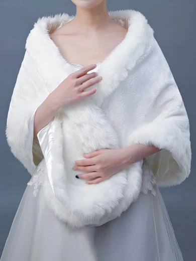 Wrap Faux Fur Sleeveless #Milly03040068