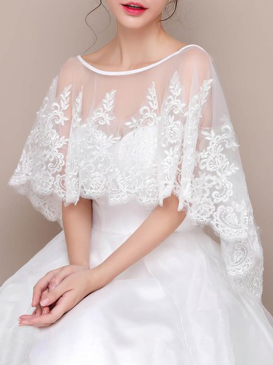 Wrap Tulle Sleeveless Appliques Lace #Milly03040081