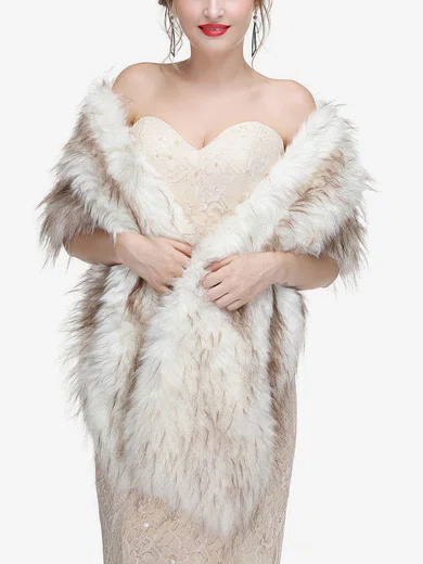 Wrap Faux Fur Sleeveless #Milly03040093