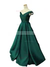 Ball Gown Off-the-shoulder Satin Sweep Train Sashes / Ribbons Prom Dresses Sale #sale020101855