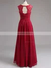 Sheath/Column Sweetheart Lace Chiffon Sweep Train Ruffles Prom Dresses Sale #sale020102218
