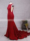 Trumpet/Mermaid Scoop Neck Jersey Court Train Prom Dresses Sale #sale020103588