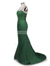 Trumpet/Mermaid Sweetheart Jersey Sweep Train Lace Prom Dresses Sale #sale020104584