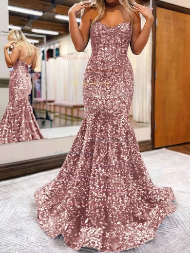 Sequin Trumpet Mermaid Silver Sweetheart Flower Prom Dress Sequin Trumpet Mermaid Silver Sweetheart Flower Prom Dress