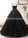 Ball Gown Sweetheart Satin Tulle Sweep Train Prom Dresses #Milly020108411
