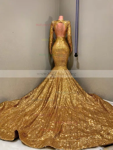Mint V Neck Trumpet Mermaid Beading Bling Bling Prom Formal Dress
