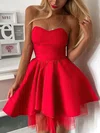 A-line Sweetheart Chiffon Short/Mini Homecoming Dresses #Milly020109206