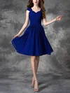 A-line Sweetheart Chiffon Knee-length Homecoming Dresses With Ruffles #Milly020109224